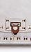 Croc-Effect Studded Clutch Thumb 5