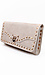 Croc-Effect Studded Clutch Thumb 2