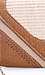 Tonal Double Pouch Clutch with Fold Over Flap Thumb 5