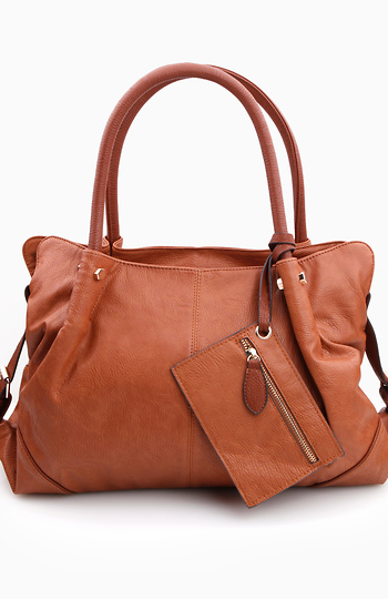 Slouchy Tote with Wallet Slide 1