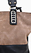 Two Tone Faux Suede Tote Thumb 3