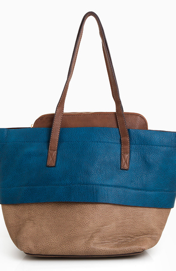 Two Tone School Tote Slide 1