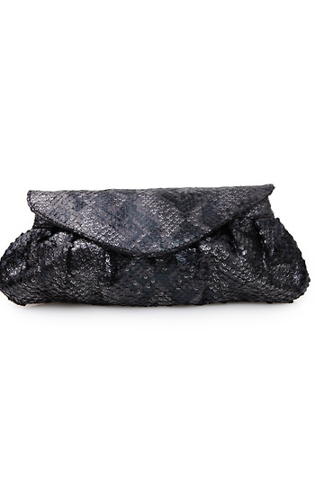 Python Skin Flap Clutch Slide 1