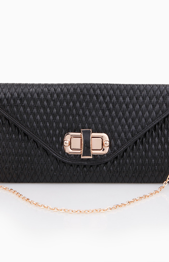 Jet Quilted Clutch Slide 1
