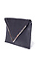 Faux Snake Metal Trim Envelope Clutch Thumb 2