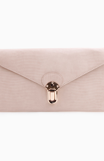 Beige Envelope Clutch Slide 1