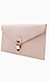 Beige Envelope Clutch Thumb 2