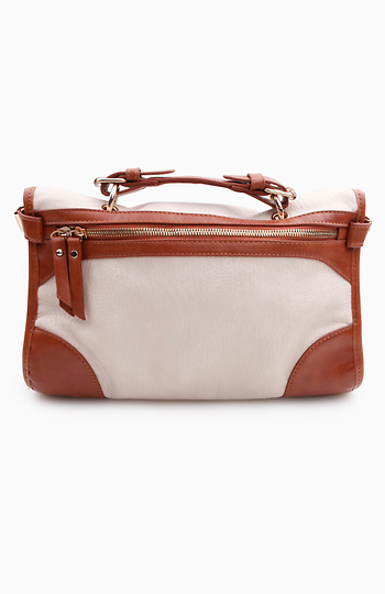 Schoolgirl Two Tone Satchel Slide 1