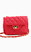 Quilted Coral Cross Body Bag Thumb 1