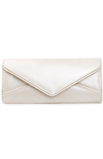 Glossy Fold Over Clutch Slide 1