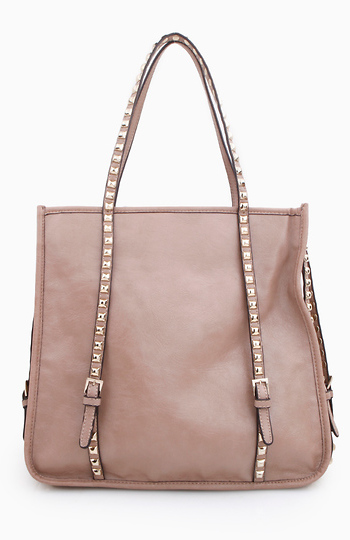 Fashionista Stud Tote Slide 1