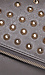 Studded Asymmetric Leather Clutch Thumb 4