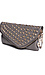 Studded Asymmetric Leather Clutch Thumb 2