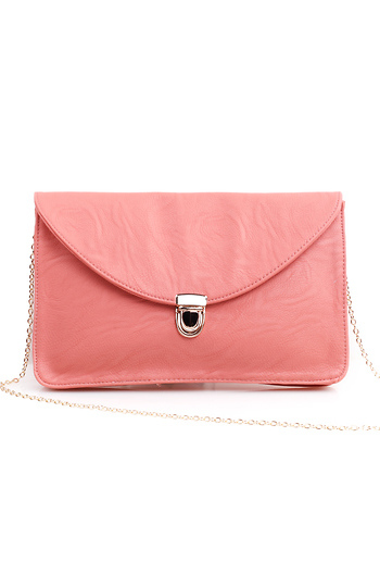 Envelope Clutch Bag in Pink | DAILYLOOK