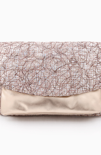 Marbled Metallic Envelope Clutch Slide 1