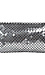 Metal Mesh Foldover Clutch Thumb 3