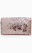 Mocha Mesh Foldover Clutch Thumb 3