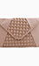 Beige Woven Rope Clutch Thumb 1