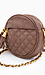 Quilted Round Mini Purse Thumb 2