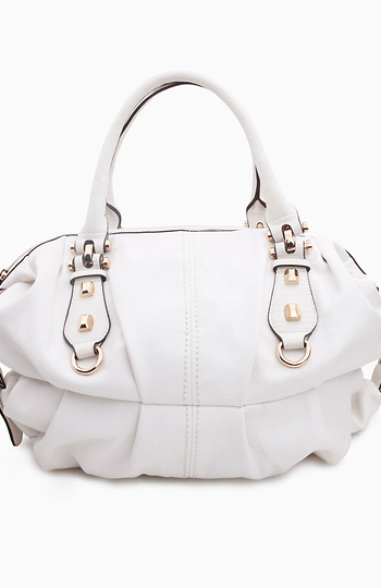 Pleat Stitched Oversize Tote Slide 1