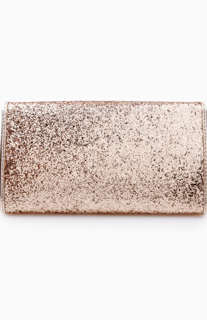 Gold Glitter Clutch by Urban Expressions