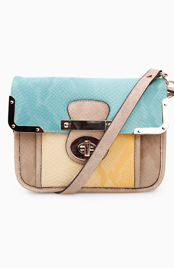 Mint Color Block Bag Slide 1