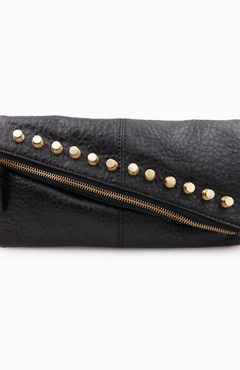 Diagonal Stud Fold over Clutch Slide 1