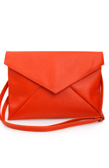 Textured Envelope Clutch Bag Slide 1