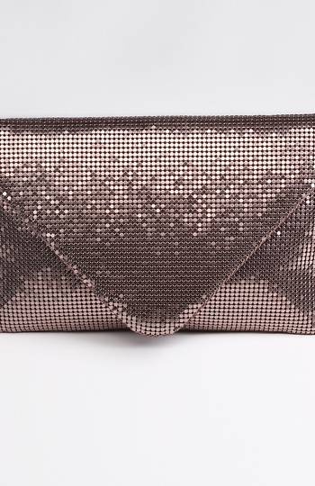 Gold Metallic Envelope Clutch Slide 1