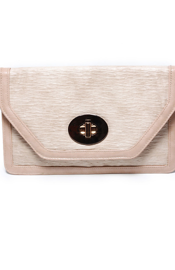 Ostrich Skin Envelope Clutch Slide 1
