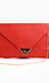 Red Snakeskin Clutch Thumb 1