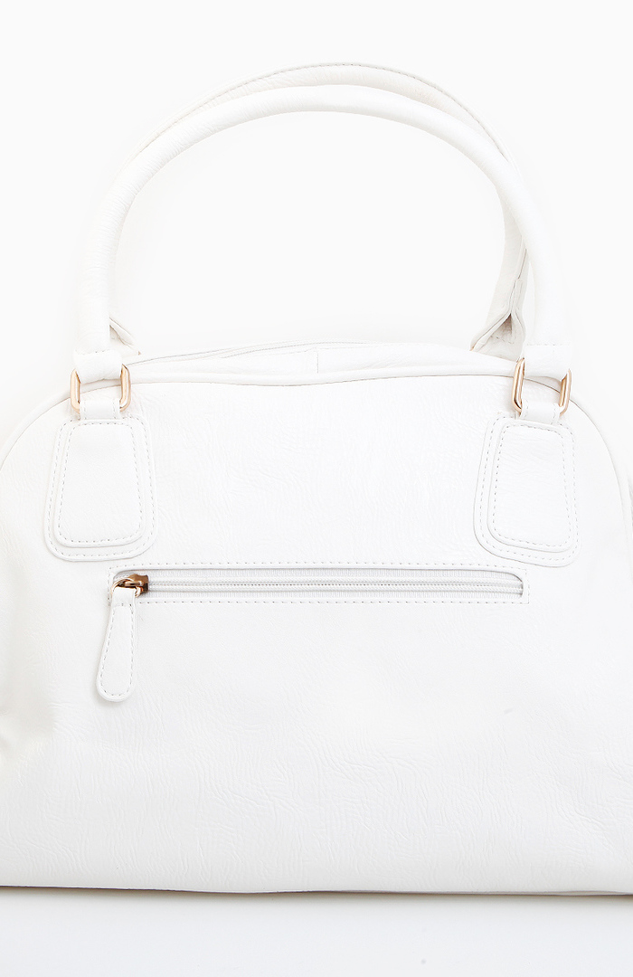white rhinestone handbag