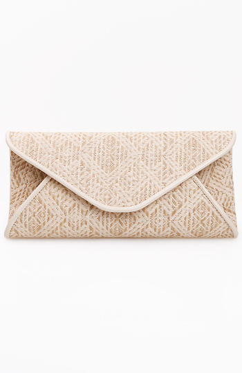 Straw Envelope Clutch Slide 1