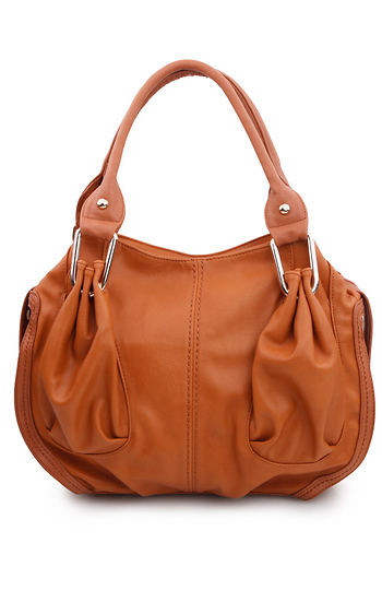 Gathered Pouch Tote Slide 1