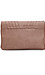 Pleated Animal Skin Clutch Thumb 3