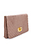 Pleated Animal Skin Clutch Thumb 2