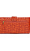 Orange Snakeskin Wallet Clutch Thumb 3