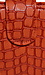 Orange Snakeskin Wallet Clutch Thumb 4