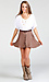Button Up Flounce Skirt Thumb 5