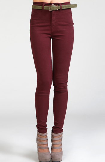 High Waist Skinnies Slide 1