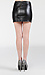 Leather Panel Mini Skirt Thumb 3