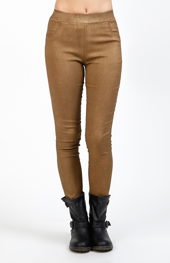 Metallic Dusted Pants Slide 1