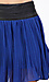 Pleated Skirt with Leather Waistband Thumb 4