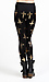 Metallic Cross Print Leggings Thumb 3