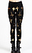 Metallic Cross Print Leggings Thumb 1