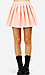 Spike Waist Faux Leather Skirt Thumb 1