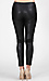 Faux Leather and Mesh Leggings Thumb 3