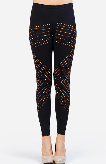 Studded Shield Leggings Slide 1