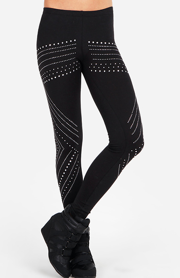 Studded Shield Leggings Slide 1