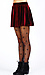Velvet Pleated Mini Skirt Thumb 2